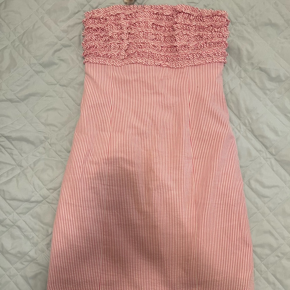 Lily Pulitzer Pink Mini Strapless Dress